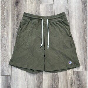 Champion Authentic Athleticwear Green French Terry Shorts Mens Size Medium